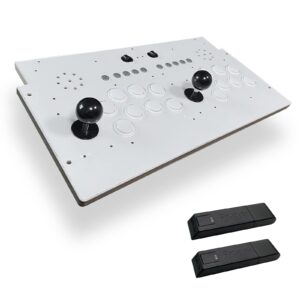 ps4 fighting stick for arcade1up cabinet, play your ps4 on the cabinet with fighting stick specially designed for arcade1up and 2 ps4 wl receivers