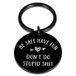 back to school supplies for son daughter back to school gifts for teens boys girls from mom first day of school don’t do stupid keychain stocking stuffer valentines gag gifts for him her christmas