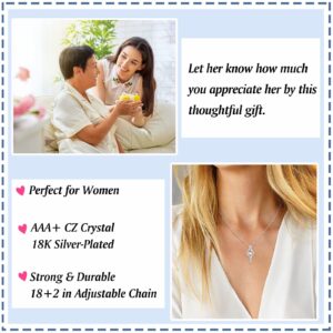 UPROMI Bonus Mom Mothers Day Gifts, Step Mom Birthday Gifts for Stepmom Necklace