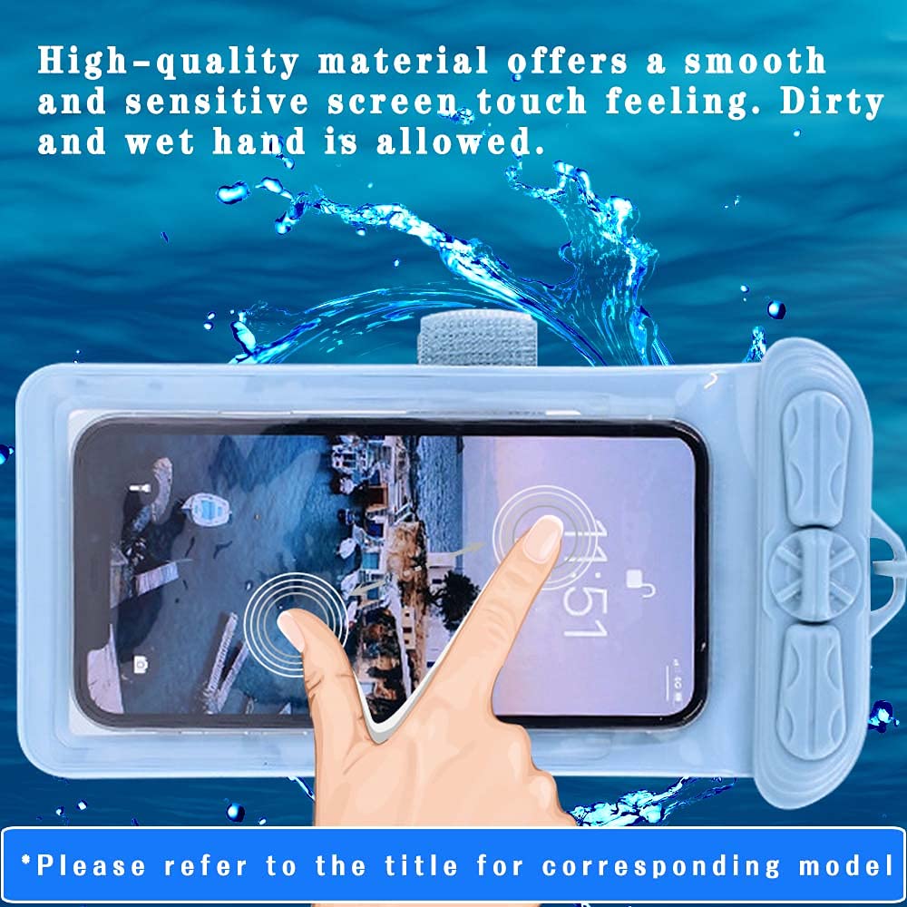 Puccy Case Cover, Compatible with Nextbase Duo HD Waterproof Pouch Dry Bag (Not Screen Protector Film) New Version Blue