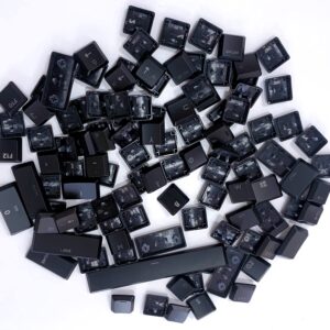 forG915 complete set of 109 keycaps to replace Logitech G915/G913/G815/G813 TKL RGB mechanical gaming keyboard (black 109 keys) (G915 full set of keycaps (black))