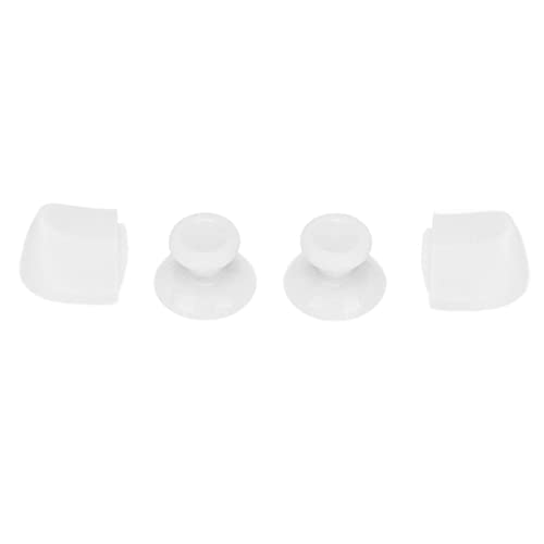 CUEA Game Handle Repalcement Button, Game Controller Button Set Comfortable Feel for Series X(White)