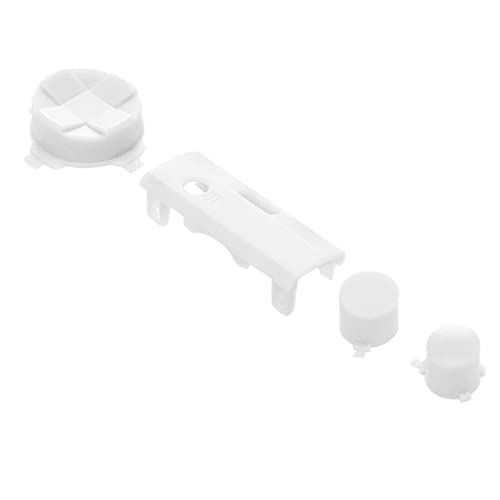 CUEA Game Handle Repalcement Button, Game Controller Button Set Comfortable Feel for Series X(White)