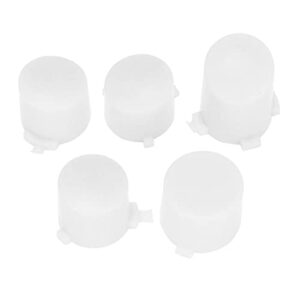 CUEA Game Handle Repalcement Button, Game Controller Button Set Comfortable Feel for Series X(White)