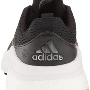 adidas Men's SOLARMOTION Golf Shoe, Core Black/FTWR White/Pulse Lime, 12