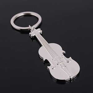 YALLNASL Violin Cello Gifts Keychain for Women Men Music Note Violin Key Ring christmas birthday Gifts for Violin Lovers Players Musicians Creative Gifts for Dad Sister Husbnad BFF