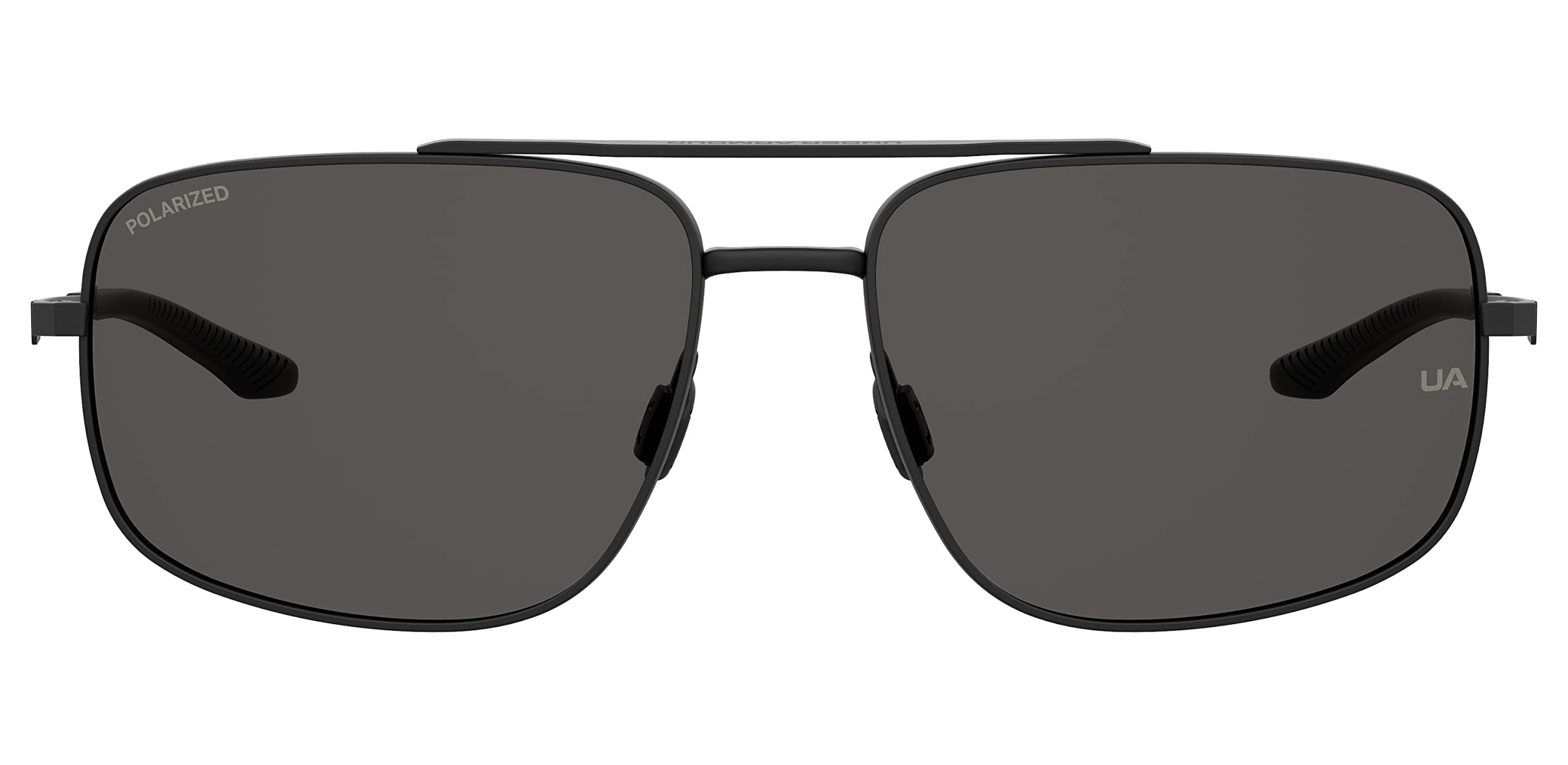 UA Impulse Sunglasses, Matte Black Frame w/ Polarized Gray Lenses (1369267-883)