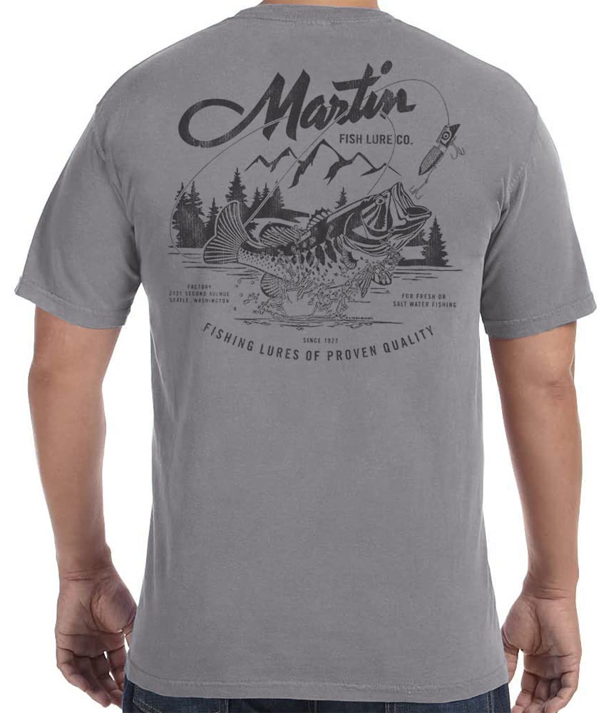 Big Mouth Martin T-Shirt (Medium) Dark Grey