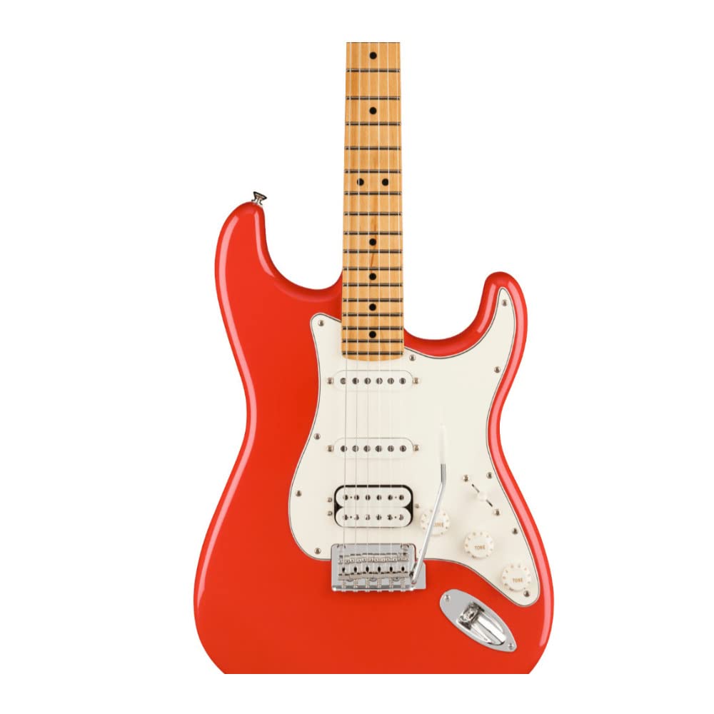 Fender Player Stratocaster Electric Guitar - Fiesta Red with Maple Fingerboard and Matching Headstock