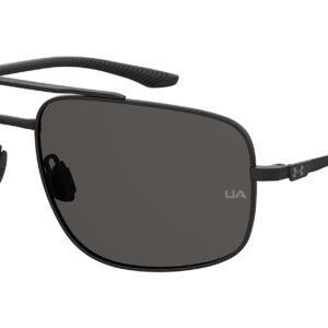 UA Impulse Sunglasses, Matte Black Frame w/ Polarized Gray Lenses (1369267-883)