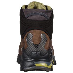 La Sportiva Mens Ultra Raptor II Mid Leather GTX Waterproof Hiking Boots, Chocolate/Cedar, 12.5