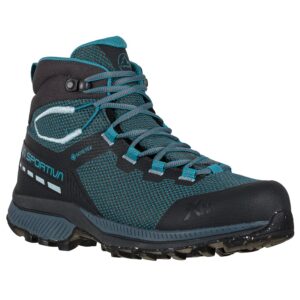 La Sportiva Women's TX Hike Mid GTX Hiking Boots, Topaz/Carbon, 7.5