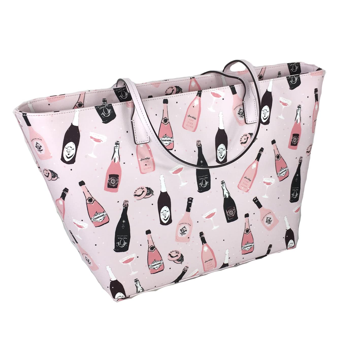 Kate Spade Pop Fizz Champagne Print Margareta Tote Bag, Pink