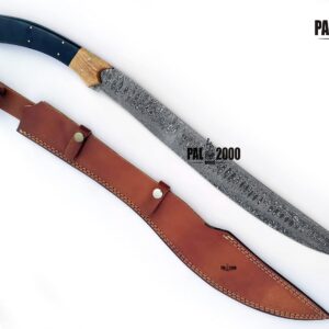 DAM-9985 Full Tang Custom Handmade Damascus Steel 25 Inch Knife Micarta Handle with Sheath