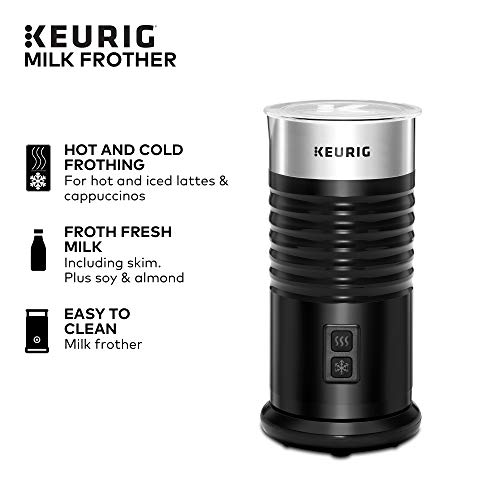 Keurig K-Supreme Plus SMART Single Serve Coffee Maker Milk Frother for Hot and Cold Milk Foam