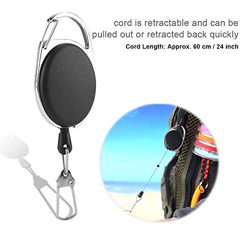 Fishing Zinger Retractor, Fast Tie Pliersz Fishing Quick Knot Tool Tackle Accessories with Retractable Cord for Fishing for Outdoor