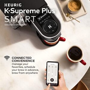 Keurig K-Supreme Plus SMART Single Serve Coffee Maker Milk Frother for Hot and Cold Milk Foam