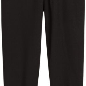 Sweet Hearts Girls' Fleece Sweatpants - 2 Pack Super Soft Athletic Performance Jogger Pants: Made in USA (7-16), Size 10-12, Black/Black