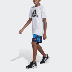 adidas Boys' AEROREADY Elastic Waistband Basketball Creator Short, Blue Rush, X-Large (18/20)