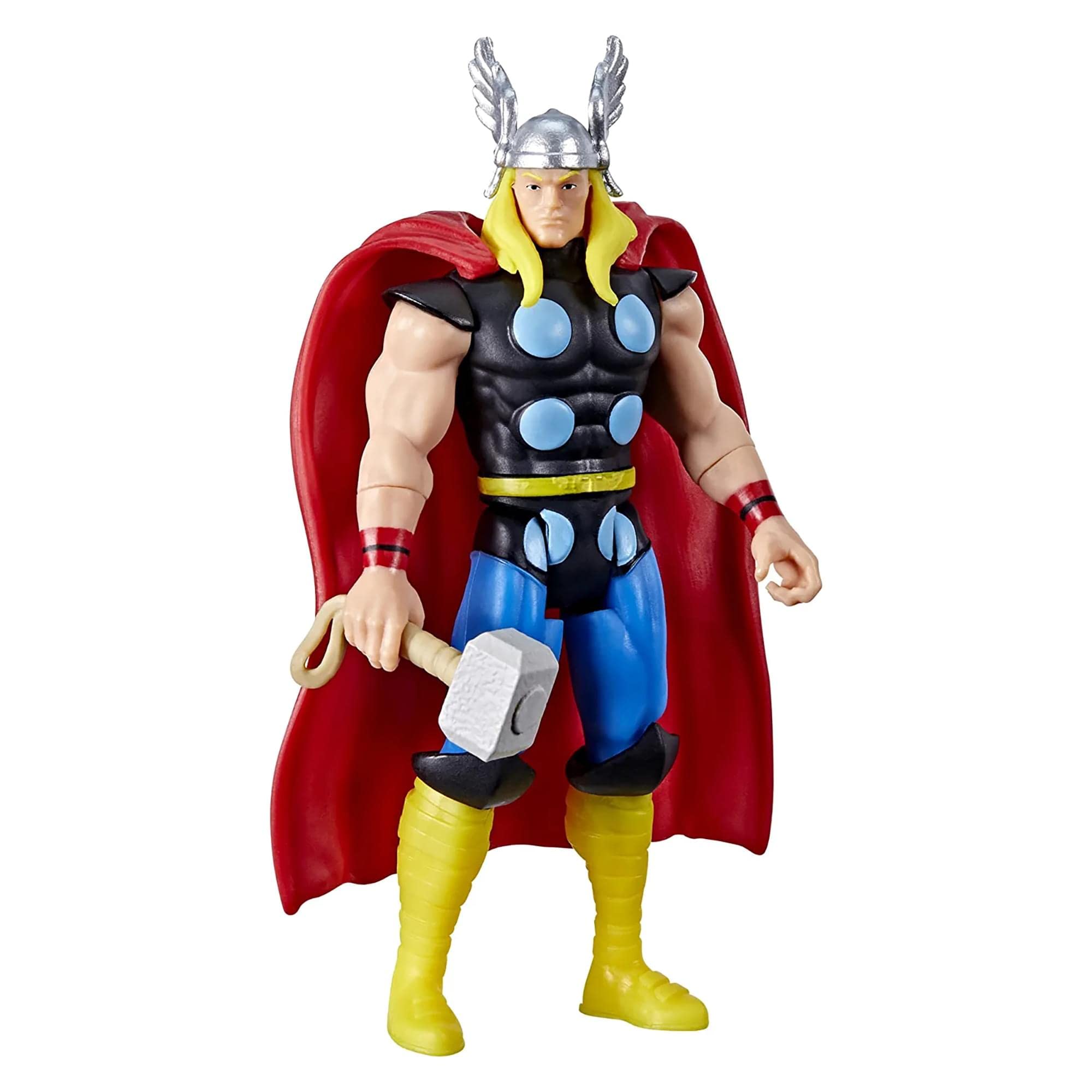 Marvel Hasbro Legends Series 3.75-inch Retro 375 Collection Thor Action Figure Toy,1 Accessory