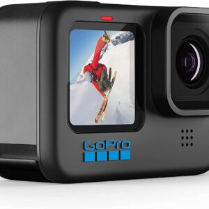 Pixel Hub GoPro HERO10 Hero 10 Camcorder Black - Extreme Bundle Includes: Sandisk Ultra 64GB microSD, 2X Extra Batteries, Charger, Underwater Housing, Selfie Stick, Gripster, Carry Case and More