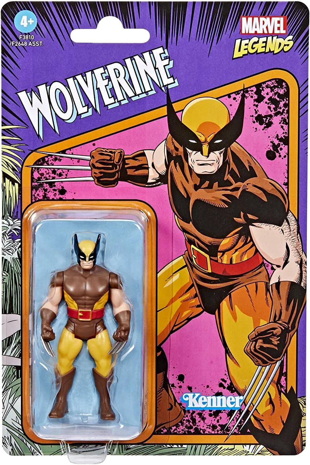 Hasbro Marvel Legends Series 3.75-inch Retro 375 Collection Wolverine Action Figure Toy