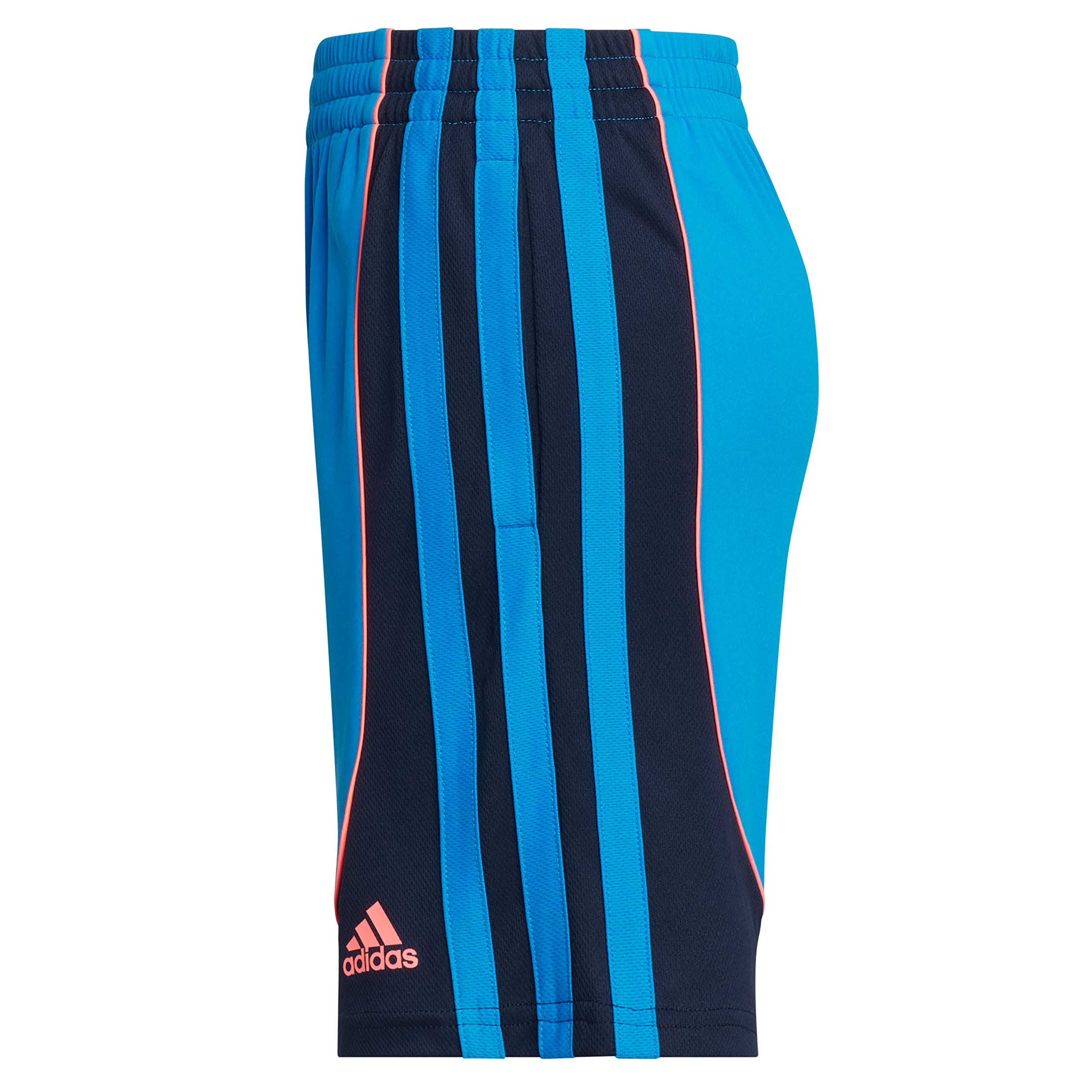 adidas Boys' AEROREADY Elastic Waistband Basketball Creator Short, Blue Rush, X-Large (18/20)