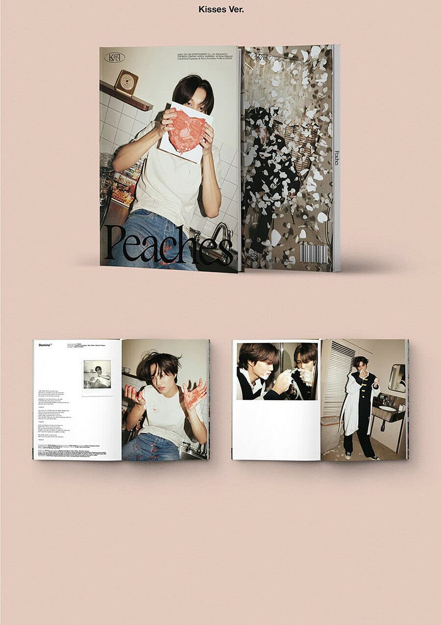 Thaivee EXO KAI [ PEACHES ] 2nd Mini Album (PHOTO BOOK PEACHES Ver.) CD+72p Photo Book+Memory Film(Peaches Ver ONLY)+ETC+2 EXO STORE GIFT CARD