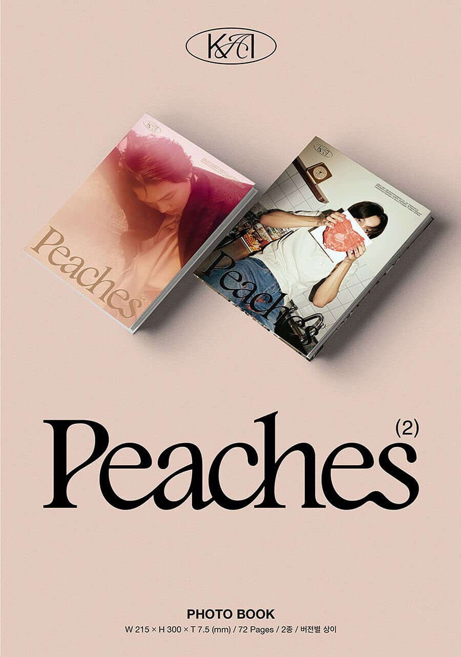 Thaivee EXO KAI [ PEACHES ] 2nd Mini Album (PHOTO BOOK PEACHES Ver.) CD+72p Photo Book+Memory Film(Peaches Ver ONLY)+ETC+2 EXO STORE GIFT CARD