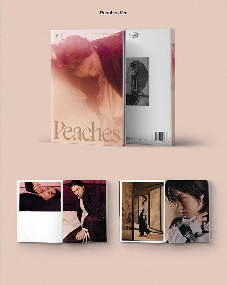 Thaivee EXO KAI [ PEACHES ] 2nd Mini Album (PHOTO BOOK PEACHES Ver.) CD+72p Photo Book+Memory Film(Peaches Ver ONLY)+ETC+2 EXO STORE GIFT CARD