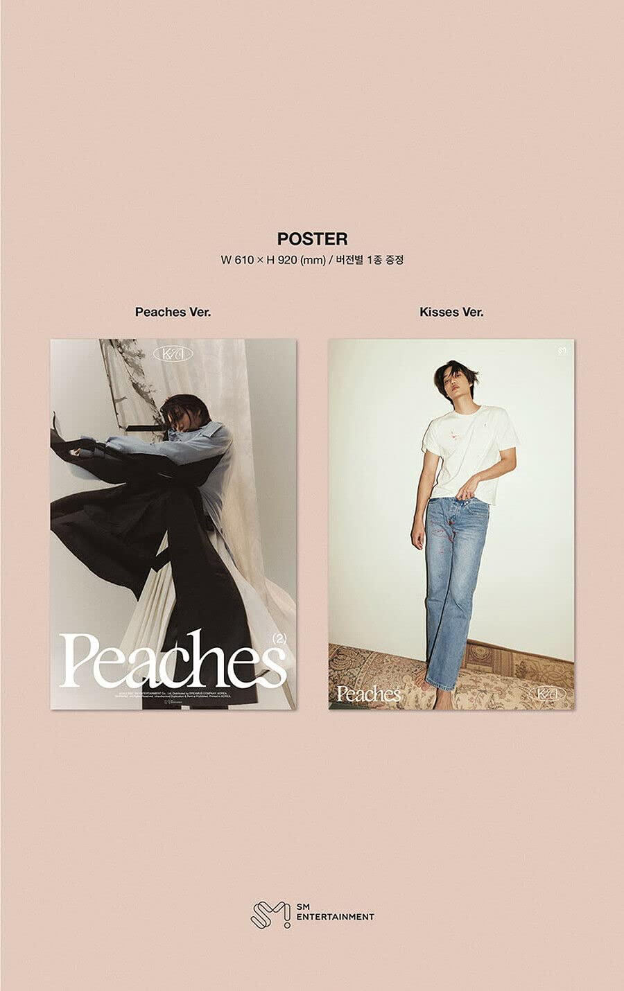 Thaivee EXO KAI [ PEACHES ] 2nd Mini Album (PHOTO BOOK PEACHES Ver.) CD+72p Photo Book+Memory Film(Peaches Ver ONLY)+ETC+2 EXO STORE GIFT CARD