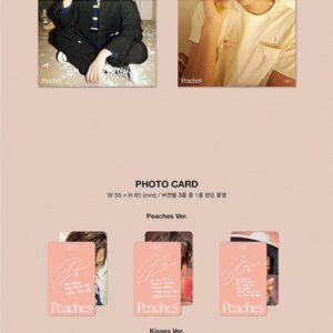 Thaivee EXO KAI [ PEACHES ] 2nd Mini Album (PHOTO BOOK PEACHES Ver.) CD+72p Photo Book+Memory Film(Peaches Ver ONLY)+ETC+2 EXO STORE GIFT CARD