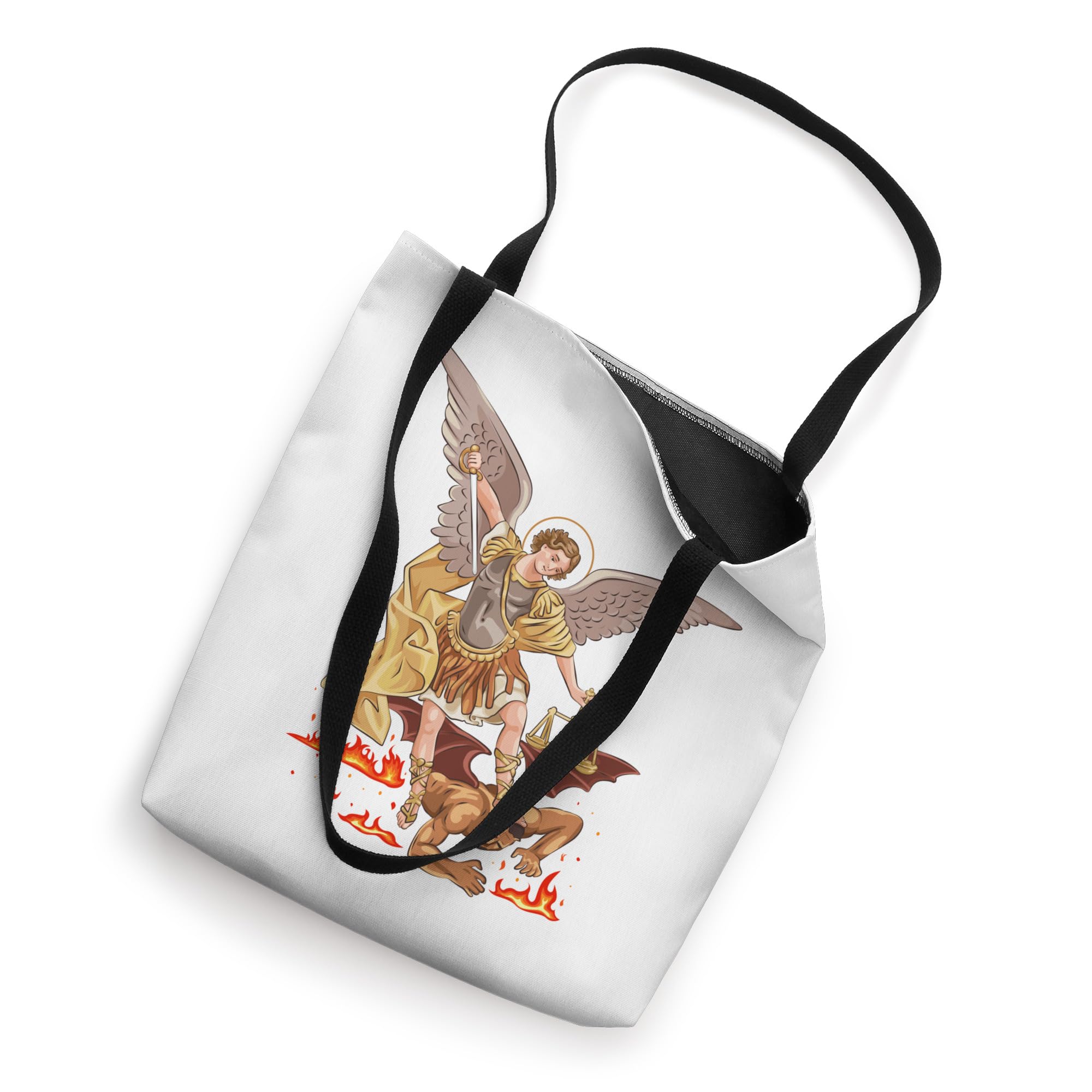 Saint Michael The Archangel Tote Bag