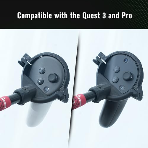 DeadEyeVR DriVR VR Golf Club Handle Attachment - Realistic VR Golf Simulator Handle for Meta Quest, Meta Quest 2 and Rift S - Weighted VR Golf Club Grip for Enhanced Play