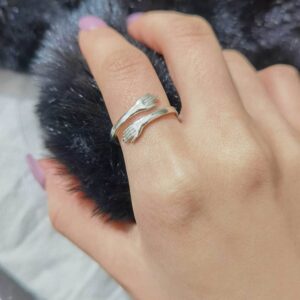 Physethia Hug Ring Promise Rings for Couples Mens Women's Men Her Thumb Women Adjustable Sterling Silver Cute Teen Girls Aesthetic Simple Dainty Personalized Engraved Custom Name