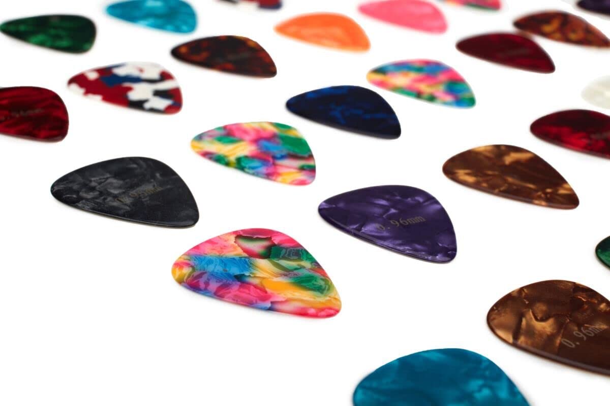 140Pcs Guitar Picks Variety,Colroful Premium Celluloid Picks for Acoustic Electric Guitars Bass XG01 0