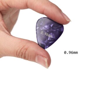 140Pcs Guitar Picks Variety,Colroful Premium Celluloid Picks for Acoustic Electric Guitars Bass XG01 0