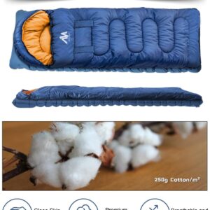 Sleeping Bags for Adults, AYAMAYA Backpacking Sleeping Bag Lightweight Compact Wearable Sleeping Bags with Arm Holes,2 Double Person Camping Gear for Cold Weather Hiking Family 3 Season