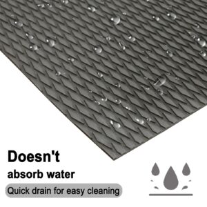 HZshark Boat Flooring EVA Foam Boat Decking Universal DIY Surfboard Traction Pad Non-Slip Grip Mat Self-Adhesive 94.5"x21.6" Trimmable Sheet for Fishing Boat Kayak Yacht RV, for Jet Ski, for Jon Boat