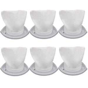 Aolleteau 6-Pack EVF100 Filters Compatible with Black+Decker HNV220B, HNV215B, HNV115B Series, HHS315J01, BDH7200CHV, BDH9600CHV, HNV220BCZ Series Hand Vacuum Cleaners. 【Note: Not HNVCF10 Filter !!!】