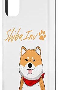 Galaxy S20 Funny Shiba Inu Uni Dog Red Scarf Paw Cheeky Japan Cute Case