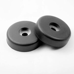 KROYWACHS DJ Speaker Cabinet Rubber Feet for Speaker Cabinets and Flight Case， Repair Kit Accessories Woofer 4PCS 40x10mm for Home Theater Karaoke