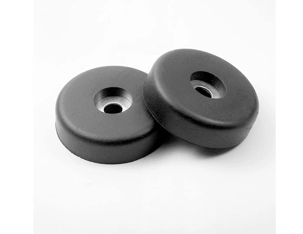 KROYWACHS DJ Speaker Cabinet Rubber Feet for Speaker Cabinets and Flight Case， Repair Kit Accessories Woofer 4PCS 40x10mm for Home Theater Karaoke