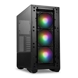 Lian Li LANCOOL II MESH C RGB-X USB Type-C Included Mid-Tower Black - LAN2MRX.50