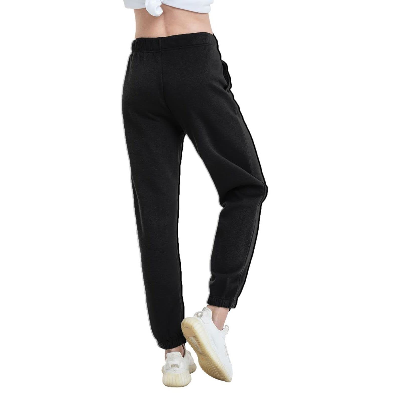 Yorkie Silhouette Women's Casual Yoga Sweatpants Athletic Workout Elastic Waist Jogger Pants XX-Large Black