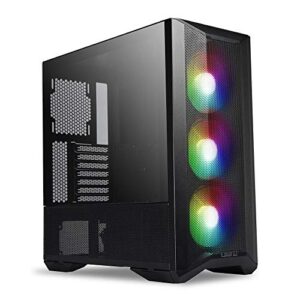 Lian Li LANCOOL II MESH C RGB-X USB Type-C Included Mid-Tower Black - LAN2MRX.50