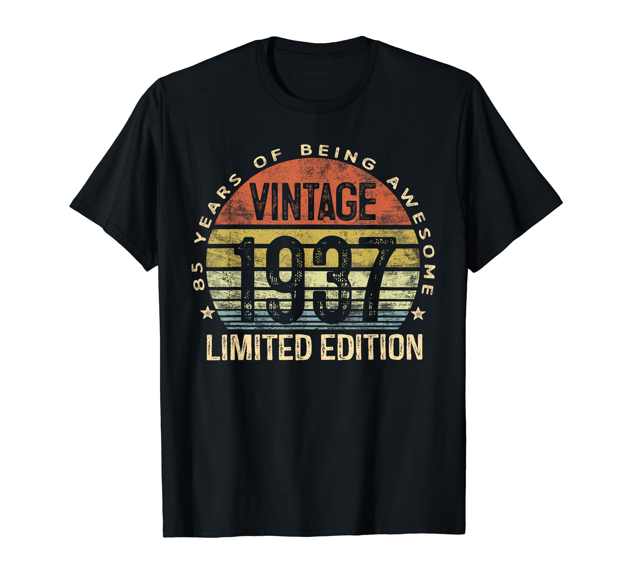 85 Year Old Gifts Vintage 1937 Limited Edition 85th Birthday T-Shirt