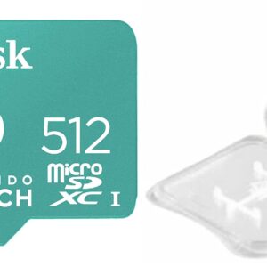 (1 Pack) SanDisk 512GB MicroSD Nintendo Switch Micro SDXC Memory Card for Switch & Switch Lite SDSQXAO-512G Bundle with (1) GoRAM Plastic Case