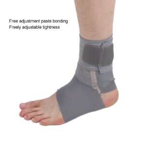 Agatige Ankle Brace for Men & Women, Ankle Stabilizer, Foot Guard Bandage Ankle Protection Brace Support for Running, Basketball, Volleyball, Achilles, Tendon, Sprain, Injury Recovery (Grey)