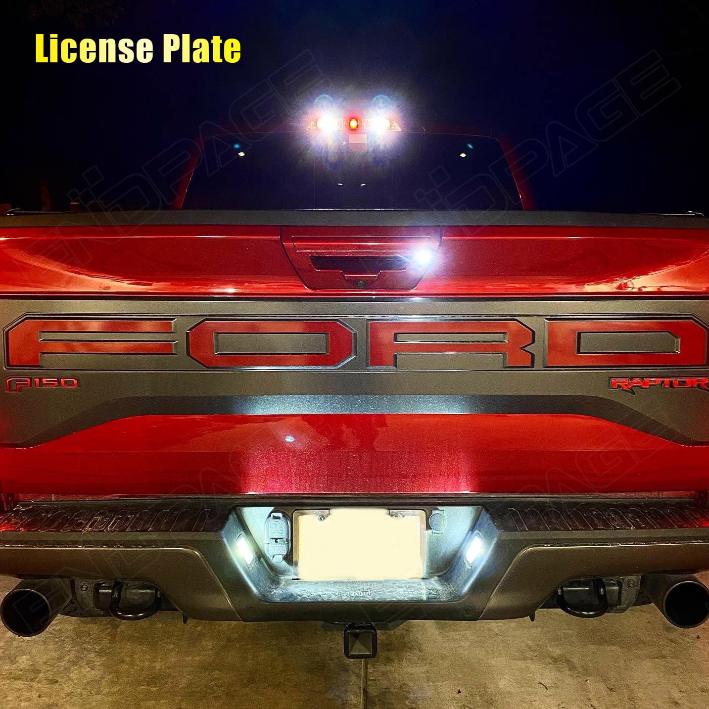 ENDPAGE 9-Pieces F150 Interior LED Light Kit for Ford F-150 2009 2010 2011 2012 2013 2014 White 6000K Interior LED Lighting Package + Cargo Lights, License Plate Lights, Install Tool